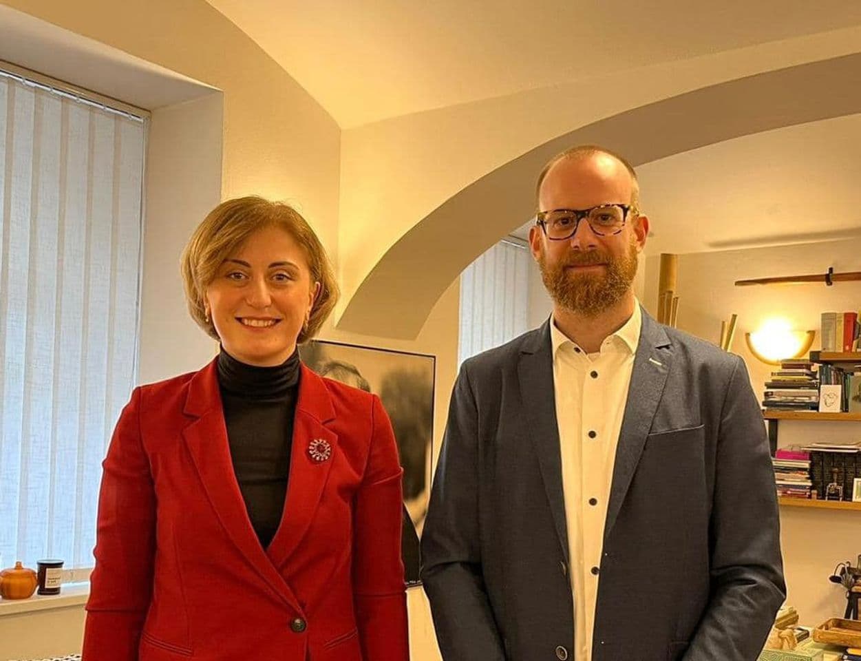 Meeting with the Head of the Friendship Group of the Czech Parliament with the Parliament of Georgia